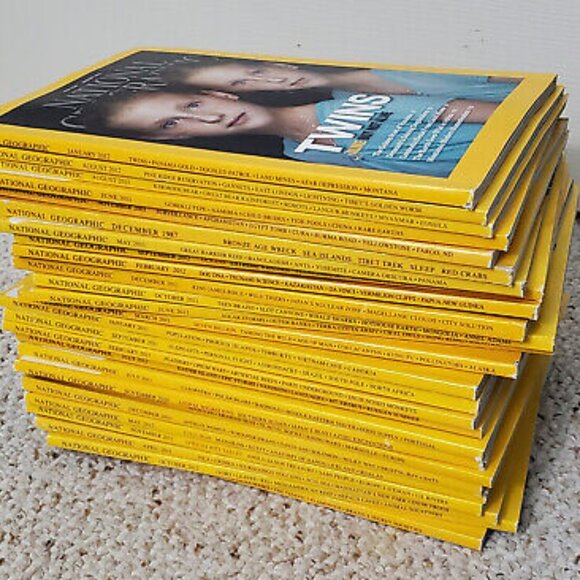 National Geographic Magazine Bundle Lot of 6 Magazines 1960 - 2024 You will rece - Picture 2 of 4